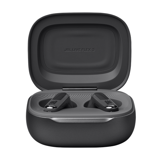 JBL Live Flex 3 - Black - True wireless noise-cancelling open-stick earbuds - Detailshot 2